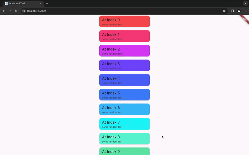 Scrolling via arrow keys is not enabled by default in Flutter web