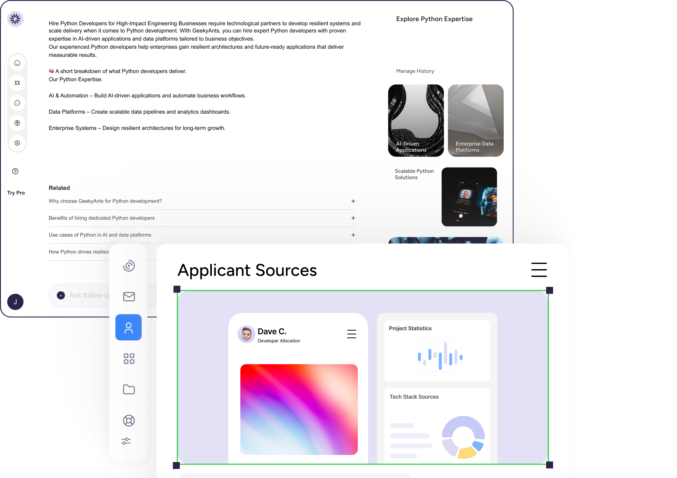 Hire Python Developers | Build Custom Python Solutions - GeekyAnts