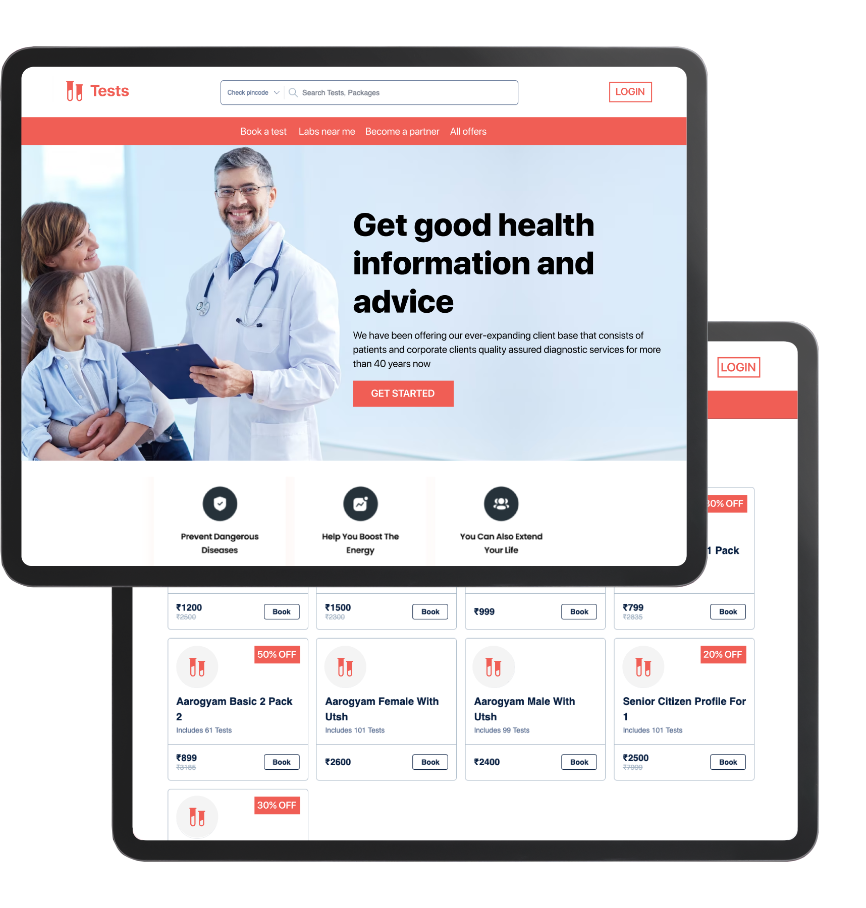 Upgrading Website UX for Diagnostic Leader