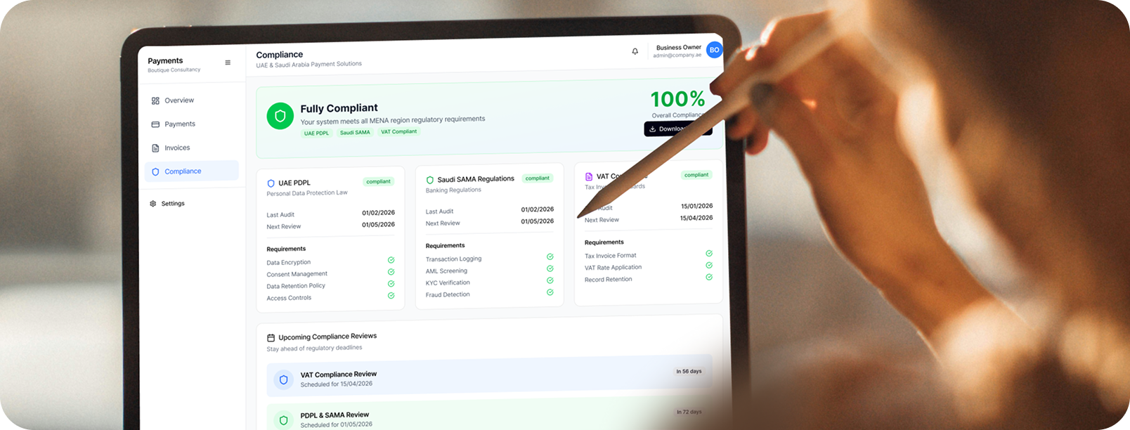 MENA-Region Compliant