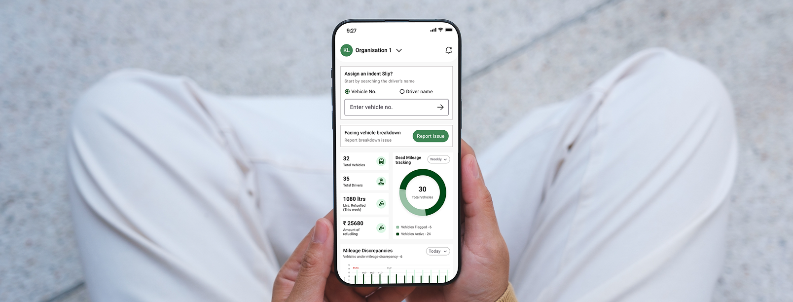 Real-time fleet tracking and operational control