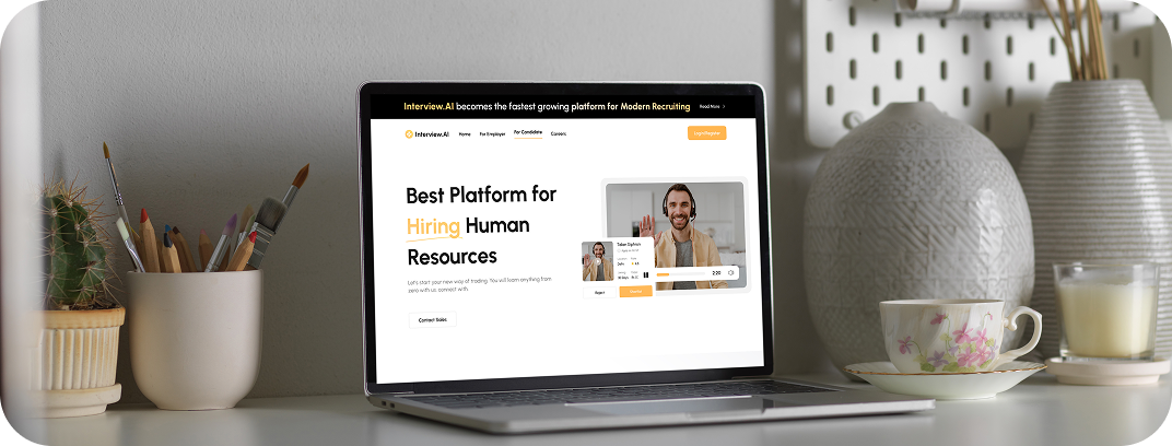 Automated AI Voice Interview Workflows