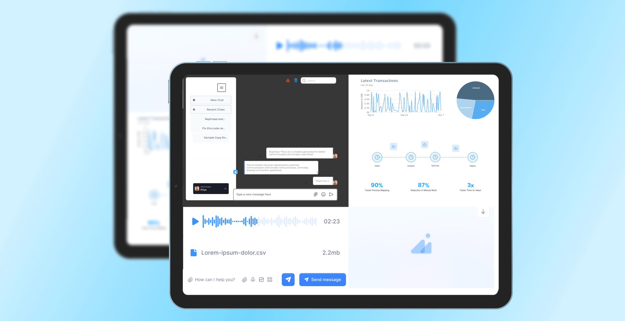 Accelerating Workflows with AI Agents